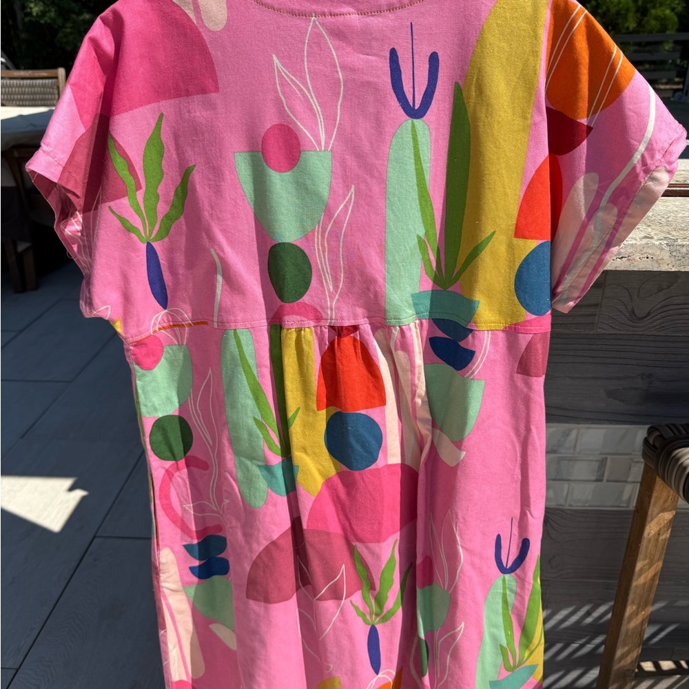 Uncle Frank Pink Flutter Sleeve Sundress - Picture 2 of 3